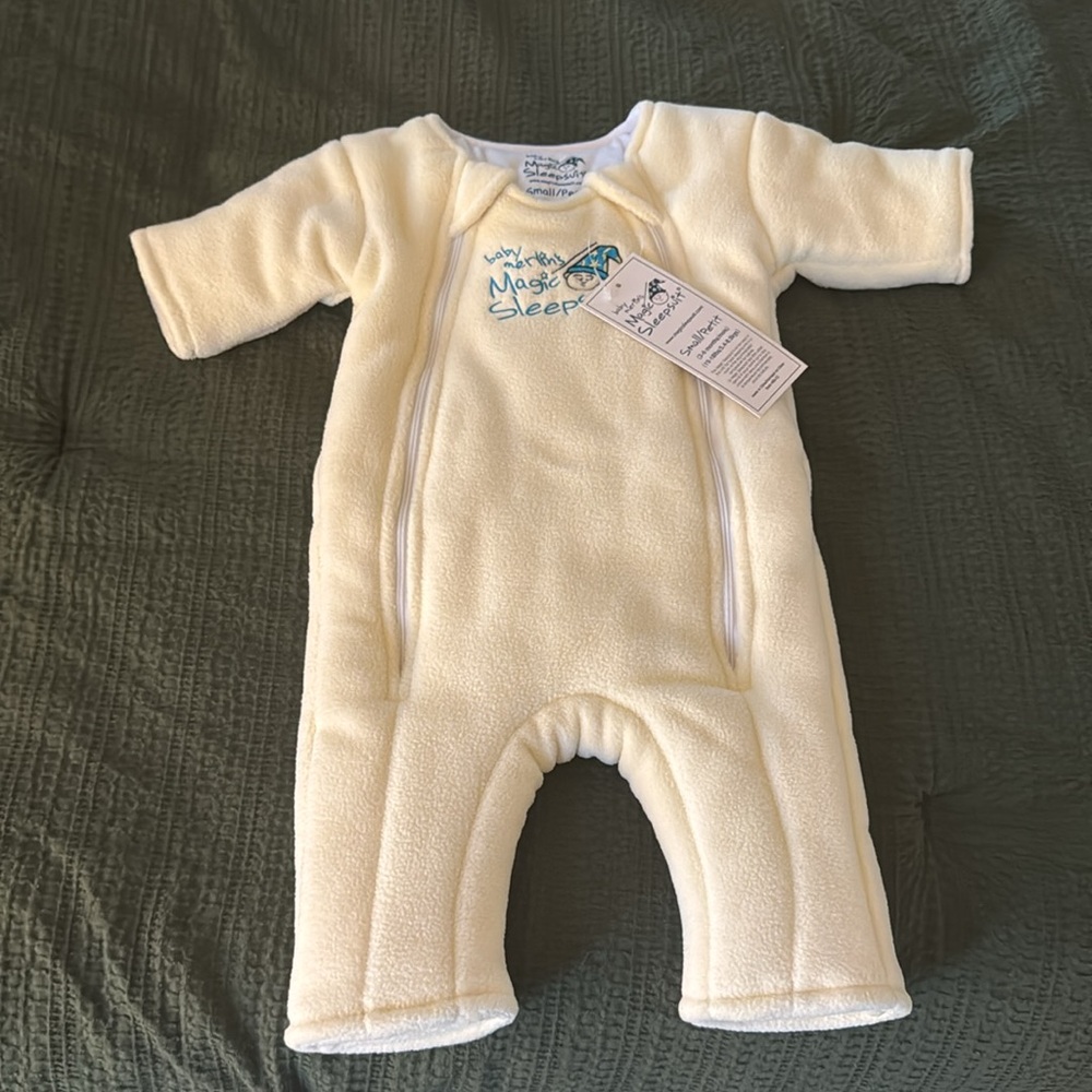 NWT Baby Merlin's Magic Sleepsuit in Cream